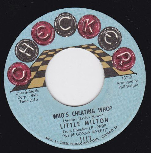Who's Cheating Who/Ain't No Big Deal On You (VG++ 45 rpm) Little Milton