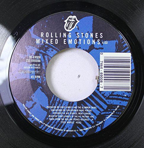 ROLLING STONES 45 RPM Mixed Emotions / Fancy Man Blues [Vinyl]