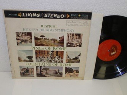 RESPIGHI Pines of Rome LP RCA LSC 2436 SD Reiner/Chicago Symphony shaded dog