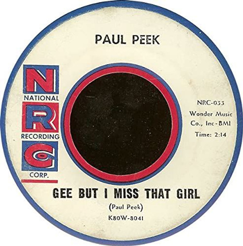 waikiki beach / gee but i miss that girl [Vinyl] PAUL PEEK