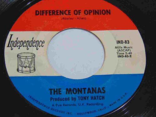 DIFFERENCE OF OPINION / YOU'VE GOT TO BE LOVED [Vinyl] THE MONTANAS