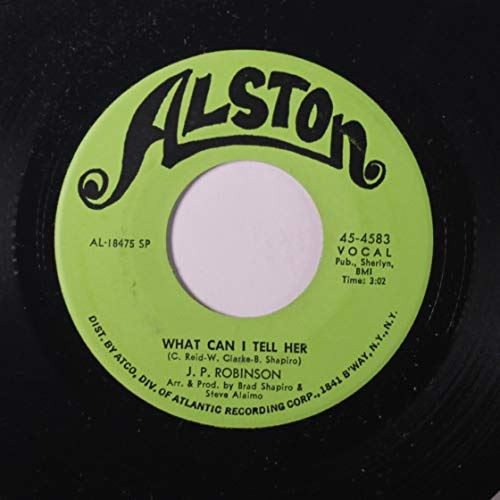 J.P. Robinson-"Doggone It" 1970 Original FUNK SOUL 45 ALSTON
