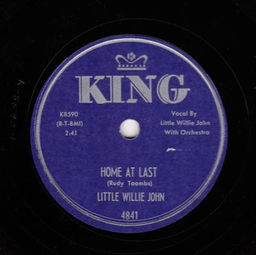 Little Willie John-"Home at Last/Need Your Love So Bad" 1955 78rpm KING