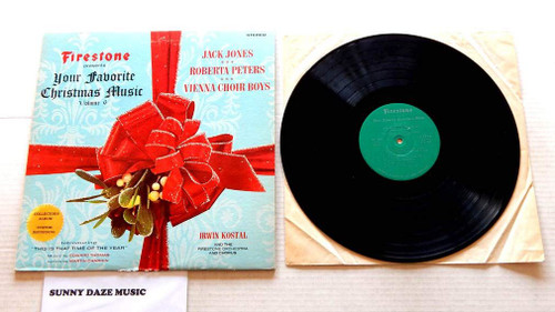 Various-"Firestone Presents Your Favorite Christmas Music" 1962 LP RISE STEVENS