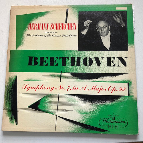 Scherchen/Vienna State Opera Orch.-"Beethoven: Symphony No. 7" 1957 LP MONO