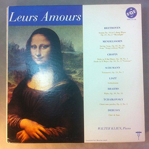 Walter Klien-"Leurs Amours" LP SHRINK Stereo Beethoven Chopin Liszt Brahms +