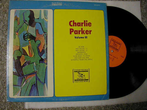 Charlie Parker-"Volume III" 1972 LP EVEREST Label