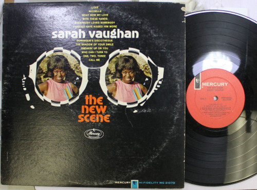 Sarah Vaughan-"The New Scene" 1966 Original MONO LP INNER SLEEVE