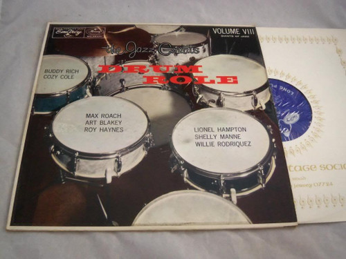 Various-"Volume VIII: The Jazz Giants: Drum Role" 1956 DG Emarcy Mono LP