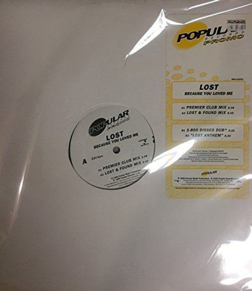 Lost-"Because You Loved Me" 1997 12" Maxi-Single EURO HOUSE