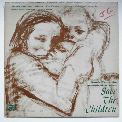 Various-"Save The Children" 1967 FEMALE FOLK LP Odetta Judy Collins Joan Baez +