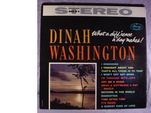 Dinah Washington-"What A Diff'rence a Day Makes!" 1959 Original LP STEREO