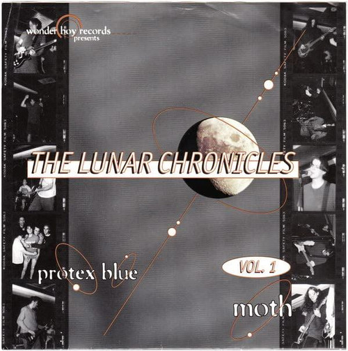 Protex Blue & Moth-SPLIT SINGLE-"The Lunar Chronicles Vol. 1" 1995 BLUE 7" EP NM