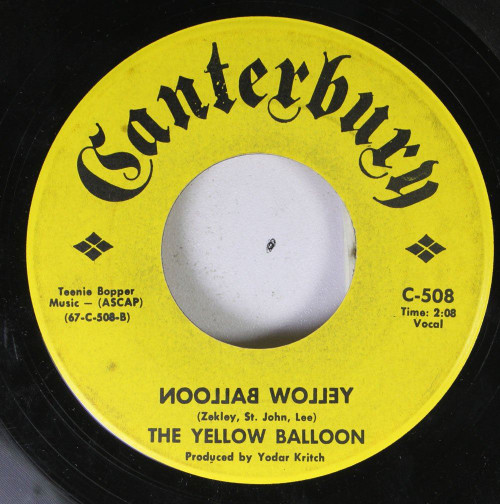 The Yellow Ballon-"The Yellow Balloon" 1967 Original SUNSHINE-POP 45 Canterbury