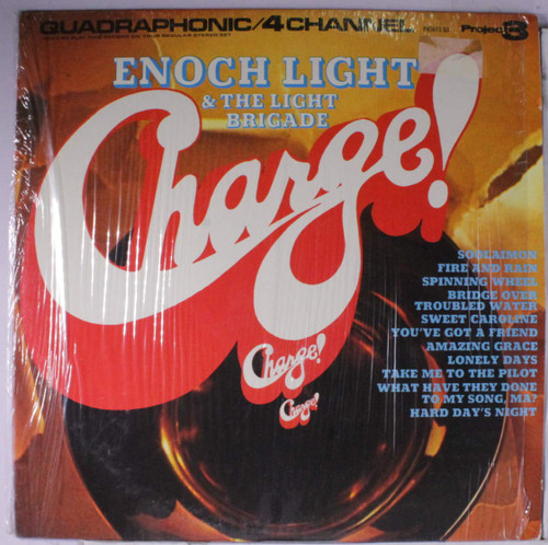 Enoch Light-"Charge!" 1972 QUAD QUADRAPHONIC Stereo LP SPACE-AGE POP Shrink Wrap