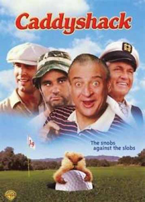 "Caddyshack" 1980 DVD Bill Murray Rodney Dangerfield Chevy Chase Ted Knight