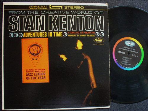 Stan Kenton-"Adventures in Time" 1962 Original LP HYPE STICKER Space-Age STEREO