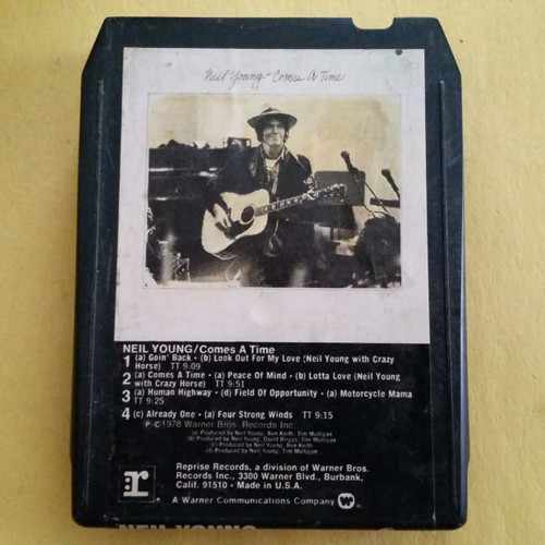 Neil Young-"Comes a Time" 1978 8-Track Tape TESTED!