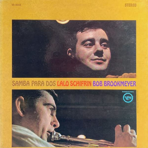 Lalo Schifrin & Bob Brookmeyer-"Samba Para Dos" 1963 Original LP STEREO Verve