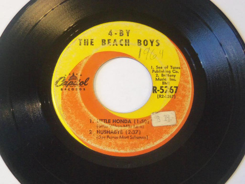 The Beach Boys-"4 By The Beach Boys" 1964 Original 45rpm EP