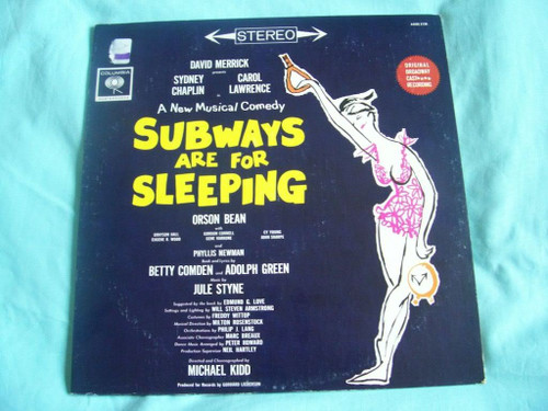 "Subways are for Sleeping" 1962 Original Broadway Cast Recording LP STEREO