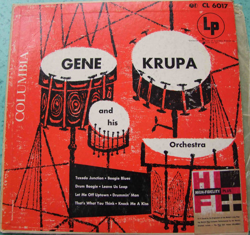 Gene Krupa and His Orchestra-Self-Titled 1948 10" LP MONO