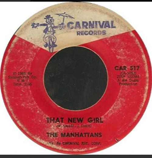 The Manhattans-"Can I?/That New Girl" 1966 Original 45rpm NORTHERN SOUL