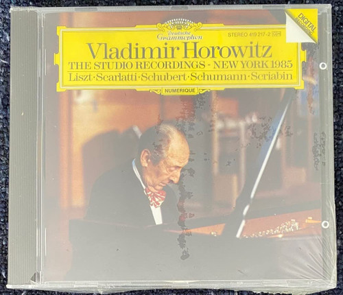 Vladimir Horowitz-"The Studio Recordings-New York 1985" CD GERMANY DGG Liszt +