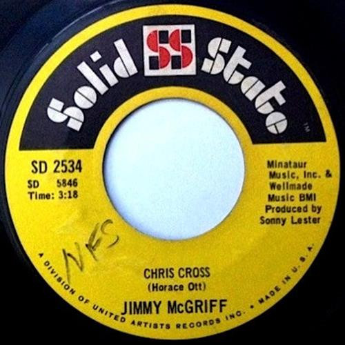 Jimmy McGriff-"Criss Cross/Back on The Track" 1969 Original SOUL-JAZZ FUNK 45rpm