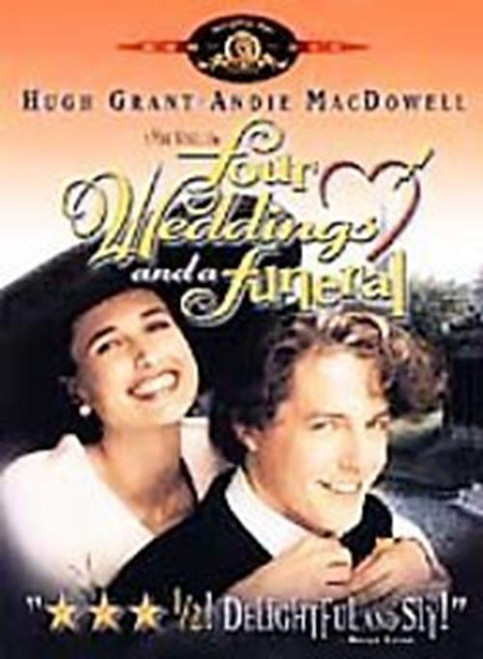 "Four Weddings & A Funeral" DVD HUGH GRANT ANDIE MACDOWELL