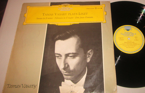 Tamas Vasary-"Plays Liszt" Sonata in B minor/Polonaise in E Orig. DGG GERMAN LP