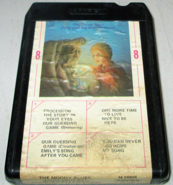 The Moody Blues-"Every Good Boy Deserves Favour" 1971 8-TRACK TAPE PLAY-TESTED!