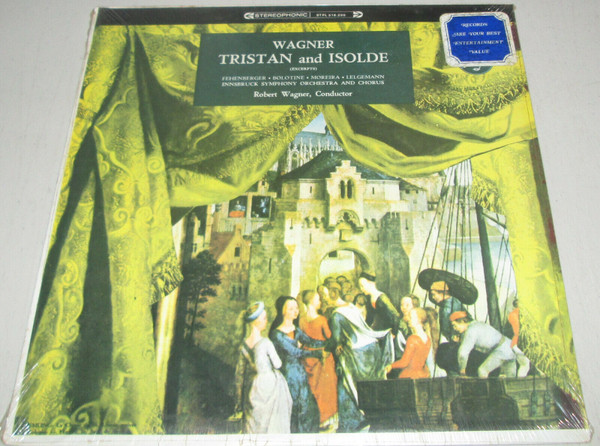 Robert Wagner/Innsbruck Symphony Orch-SEALED LP-Wagner Tristan and Isolde LP Vox