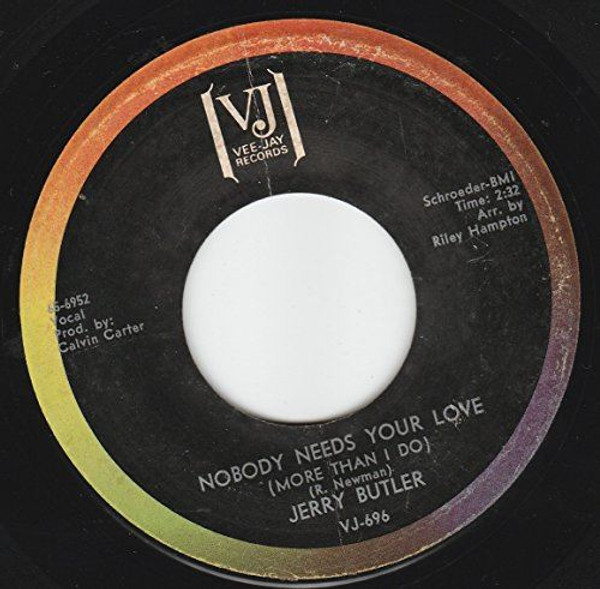 45vinylrecord I Can't Stand To See You Cry/Nobody Need Your Love (More Than I Do