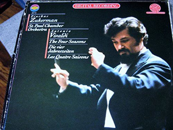 Pinchas Zukerman: Vivaldi The Four Seasons LP NM USA CBS IM 36710 Audiophile [Vi