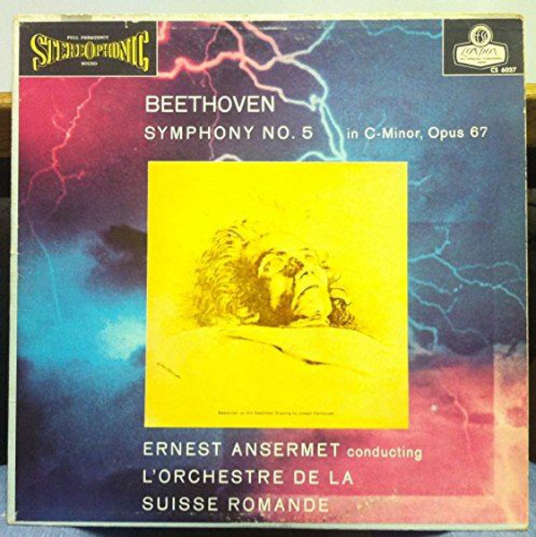 ERNEST ANSERMET BEETHOVEN SYMPHONY NO. 5 Egmont vinyl record [Vinyl]