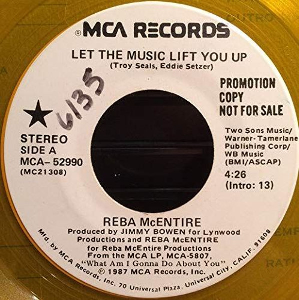 "let The Music Lift You Up" b/w "Let The Music Lift You Up" WHITE-LABEL PROMO 45