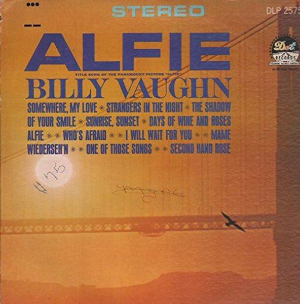 Billy Vaughn - "Alfie" [Vinyl] Billy Vaughn