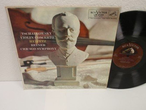 HEIFETZ/REINER Tschaikowsky: Violin Concerto LP RCA LM-2129 VG+ SD Tchaikovsky