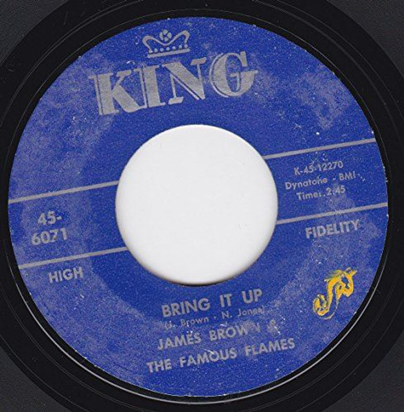 45vinylrecord Bring It Up/Nobody Knows (7"/45 rpm) James Brown And The Famous Fl