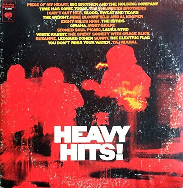 "Heavy Hits!" 1969 Original LP JANIS JOPLIN BYRDS ELECTRIC FLAG TAJ MAHAL+!