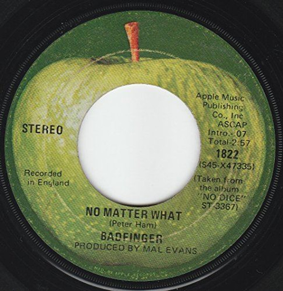 45vinylrecord No Matter What/Carry On Till Tomorrow (7"/45 rpm) [Vinyl] Badfinge