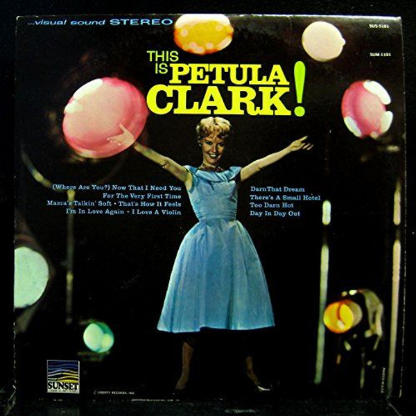 PETULA CLARK-"This is Petula Clark" 1966 STEREO LP
