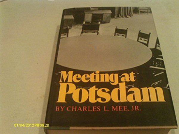 "Meeting at Potsdam" 1975 Book Club Edition DUST JACKET Charles L. Mee, Jr.