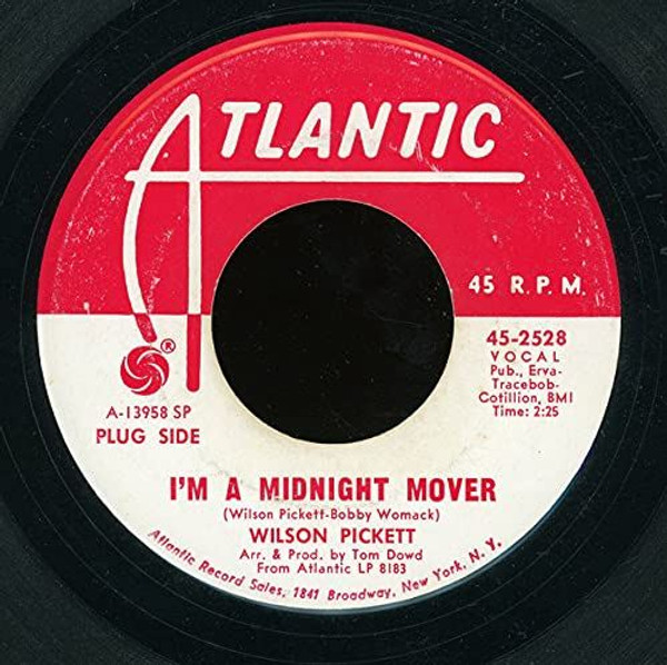 Wilson Pickett-"I'm a Midnight Mover" 1968 WHITE-LABEL PROMO 45 [Vinyl] Wilson P