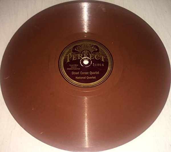 "Street Corner Quartet" b/w "Scotch Medley" 1924 BROWN 78rpm [Vinyl] National Qu