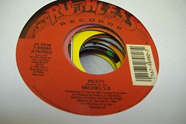 MICHEL'LE-"Nicety/Special Thanks" 1989 Original 45rpm RUTHLESS Label