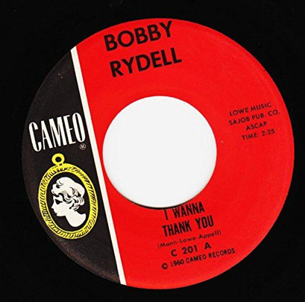 Bobby Rydell-"I Wanna Thank You" 1961 Original 45rpm R.I.P.
