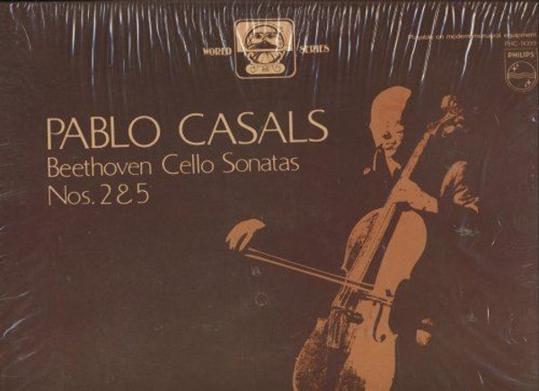 Pablo Casals-"Beethoven Cello Sonatas 2 & 5" STEREO LP SHRINK