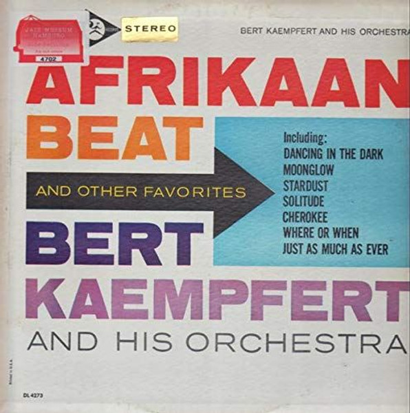 Bert Kaempfert-"Afrikaan Beat and Other Favorites" 1962 Original MONO LP SHRINK